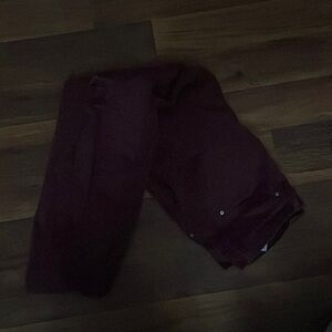 Burgundy skinny jeans